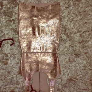 Gold BCBG Bandage Dress